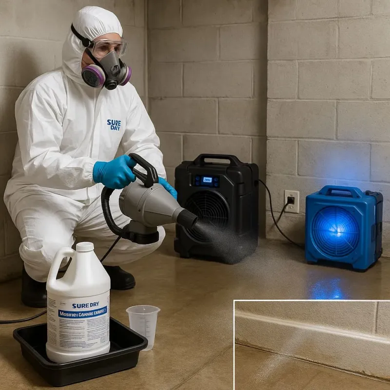 Sanitization and Odor Removal process in New Smyrna Beach, FL